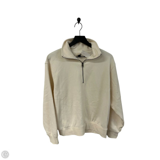Sweatshirt Collar By Universal Thread In White, Size: S