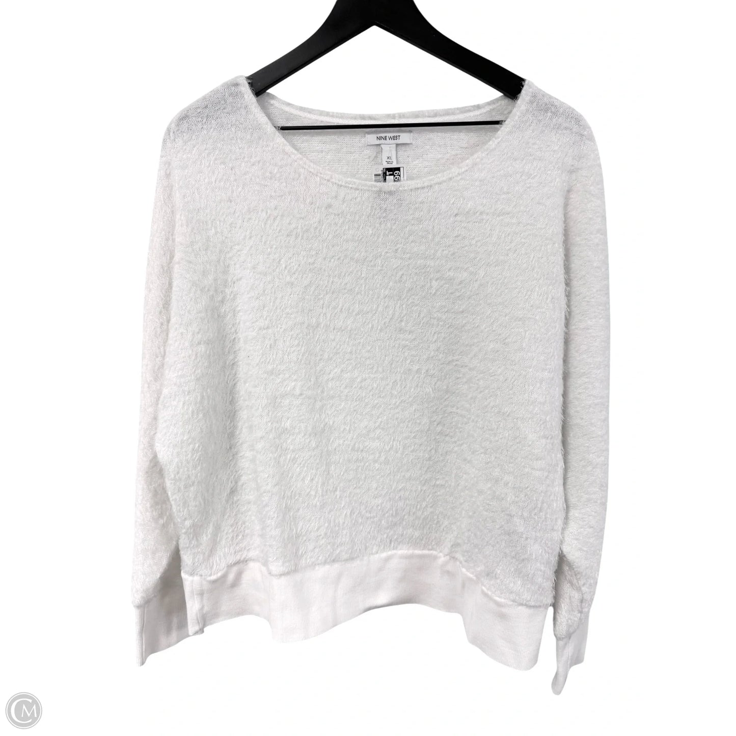 Sweater By Nine West In White, Size: Xl