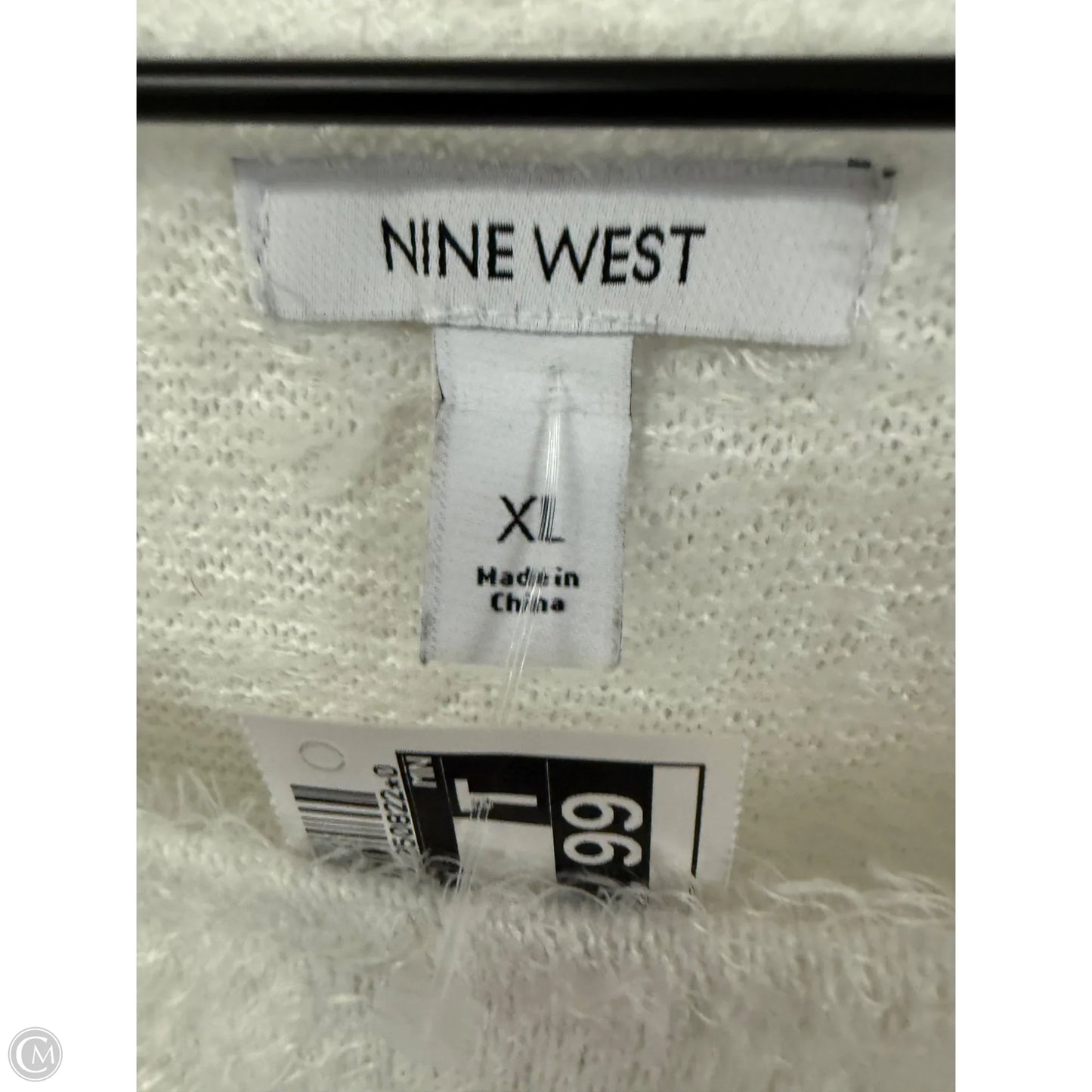 Sweater By Nine West In White, Size: Xl