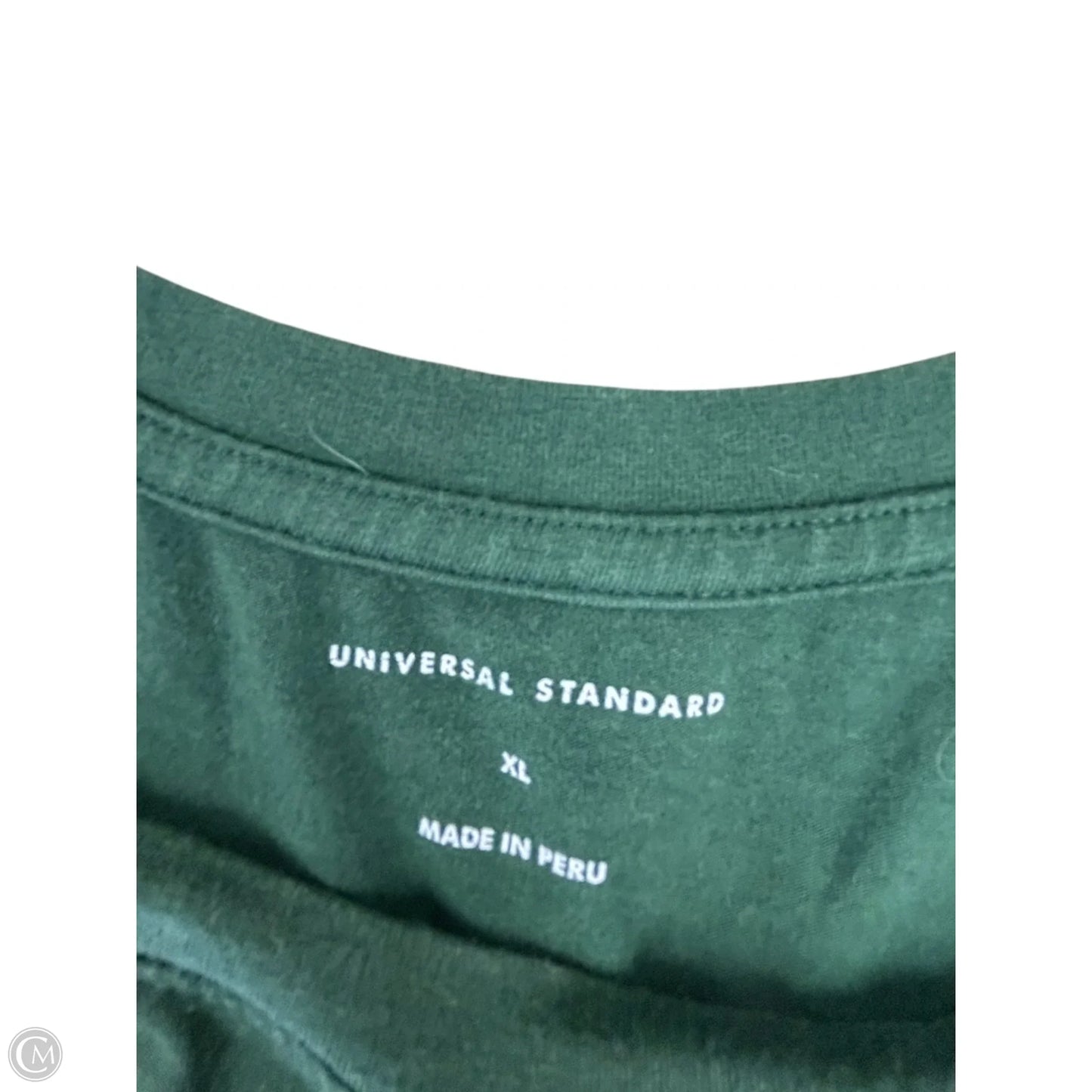 Top Short Sleeve Basic By Cmb In Green, Size: 4x