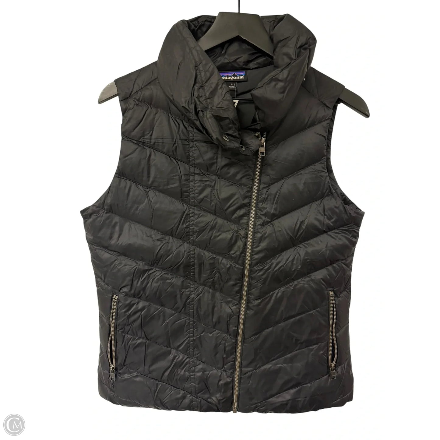 Vest Puffer & Quilted By Patagonia In Black, Size: M