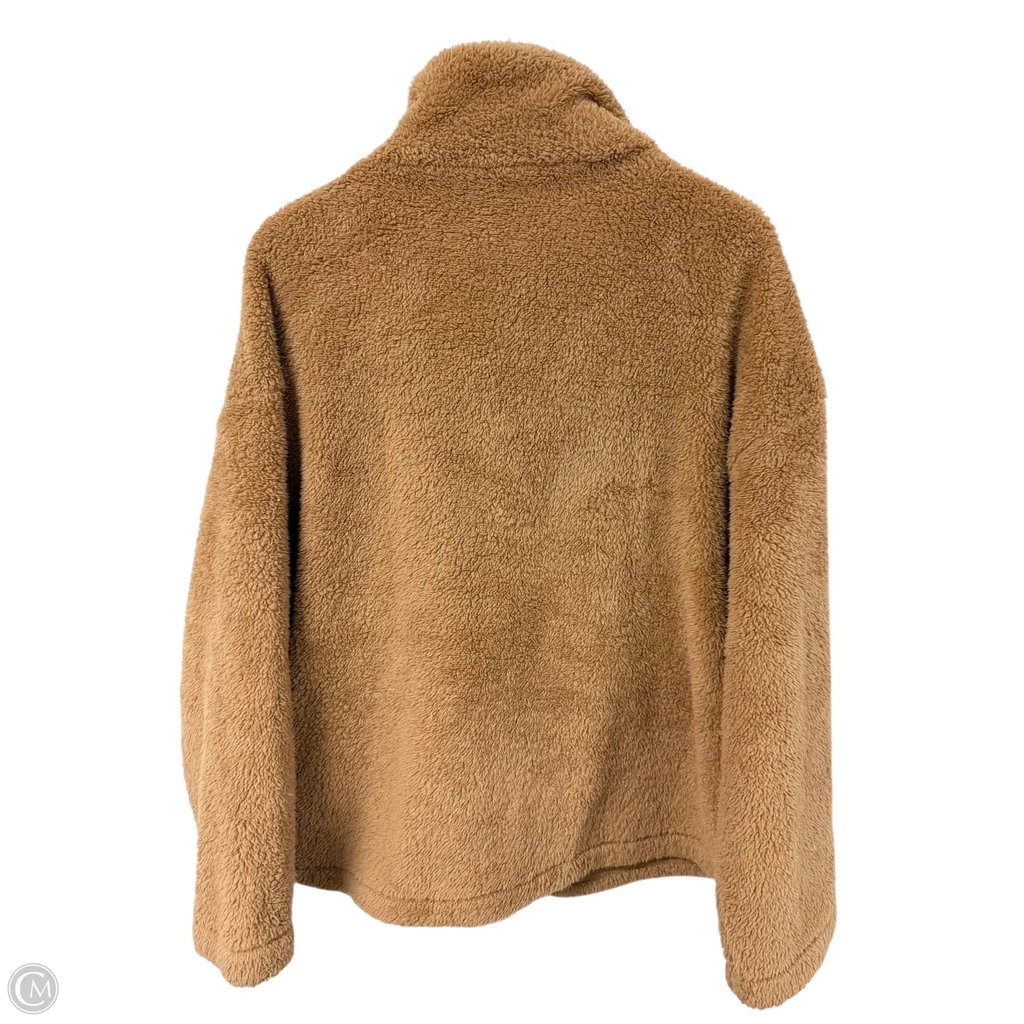 Jacket Faux Fur & Sherpa By Shein In Brown, Size: M