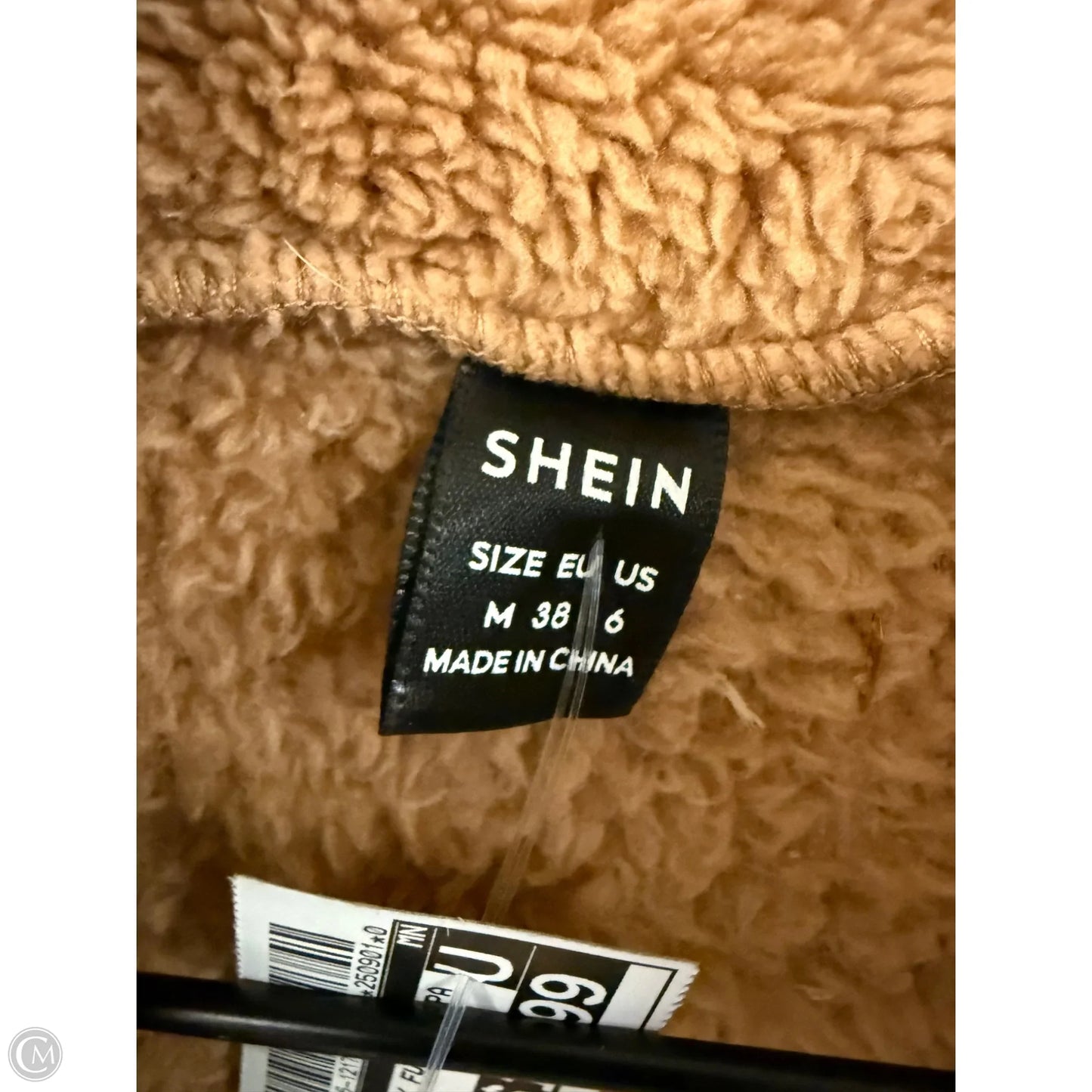 Jacket Faux Fur & Sherpa By Shein In Brown, Size: M