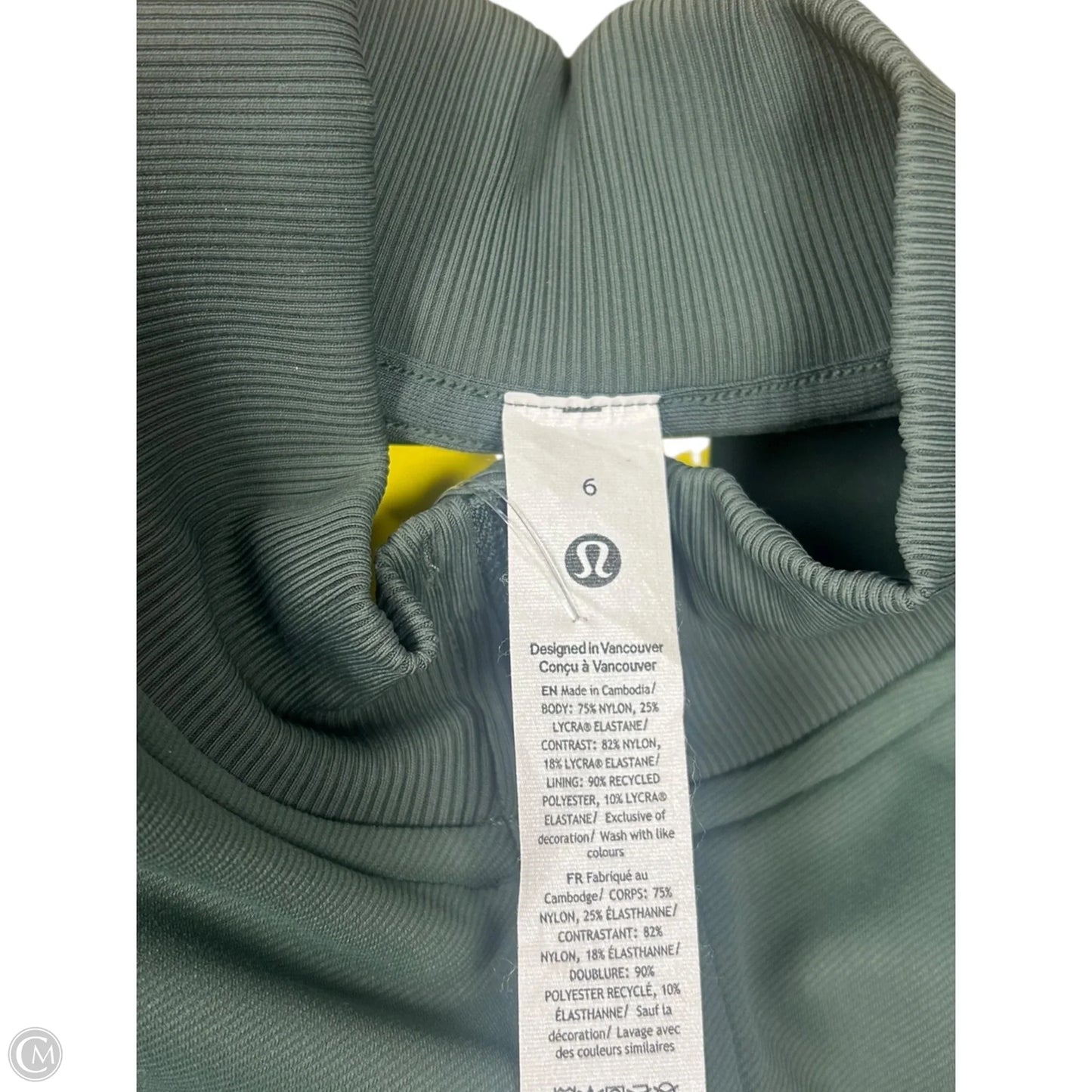 Jacket Other By Lululemon In Green, Size: 6