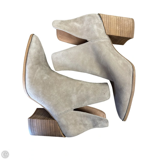 Shoes Heels Block By Steve Madden In Grey, Size: 9