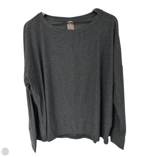 Athletic Top Long Sleeve Crewneck By Calia In Grey, Size: Xl