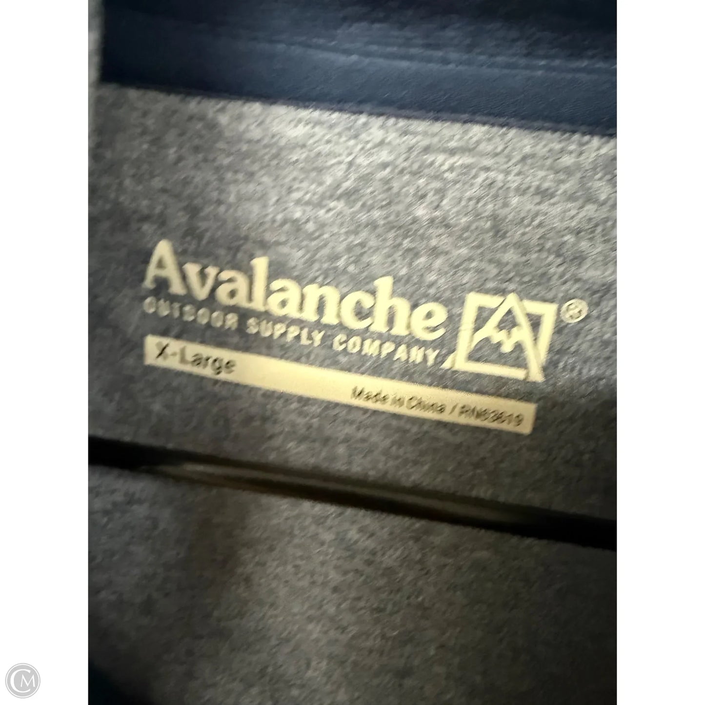 Sweatshirt Collar By Avalanche In Blue, Size: Xl