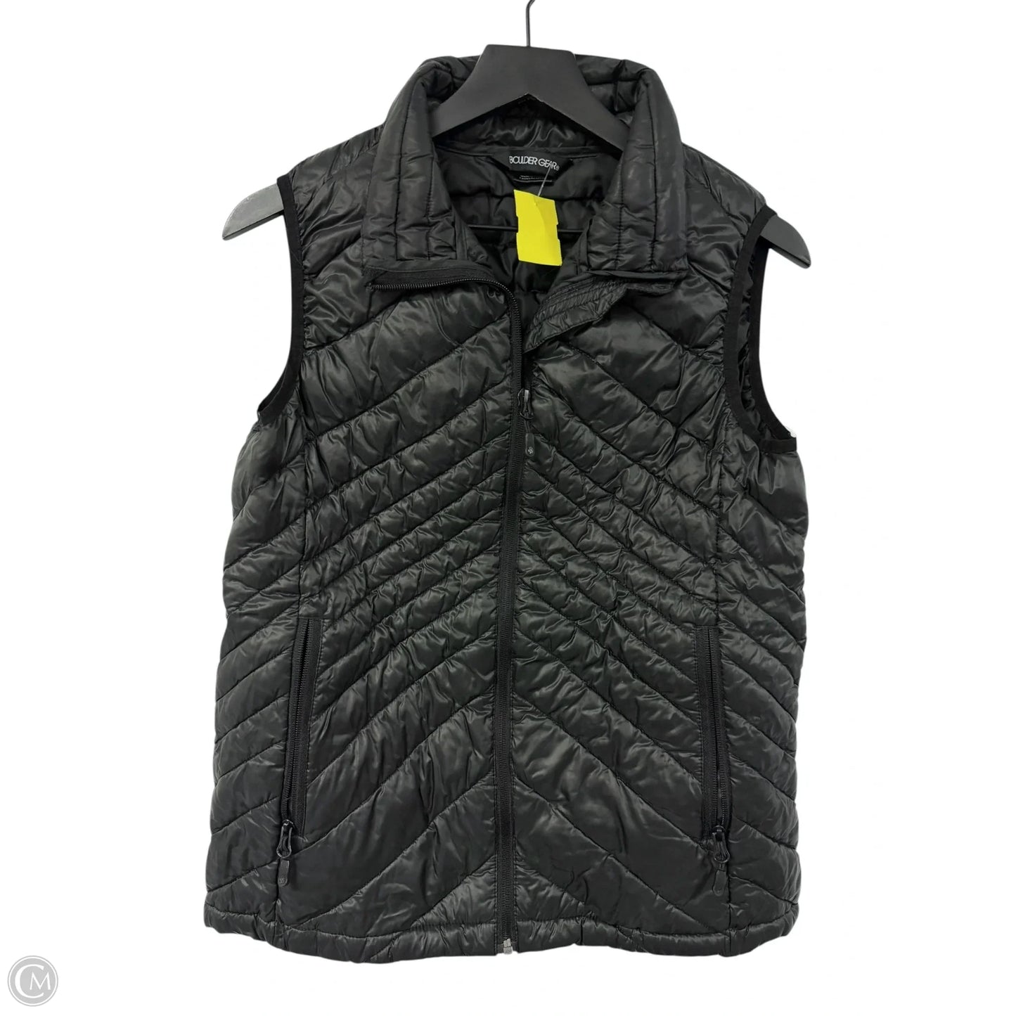 Vest Puffer & Quilted By Clothes Mentor In Black, Size: M