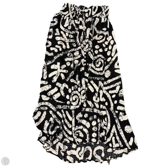 Skirt Maxi By Haute Hippie In Black & White, Size: L
