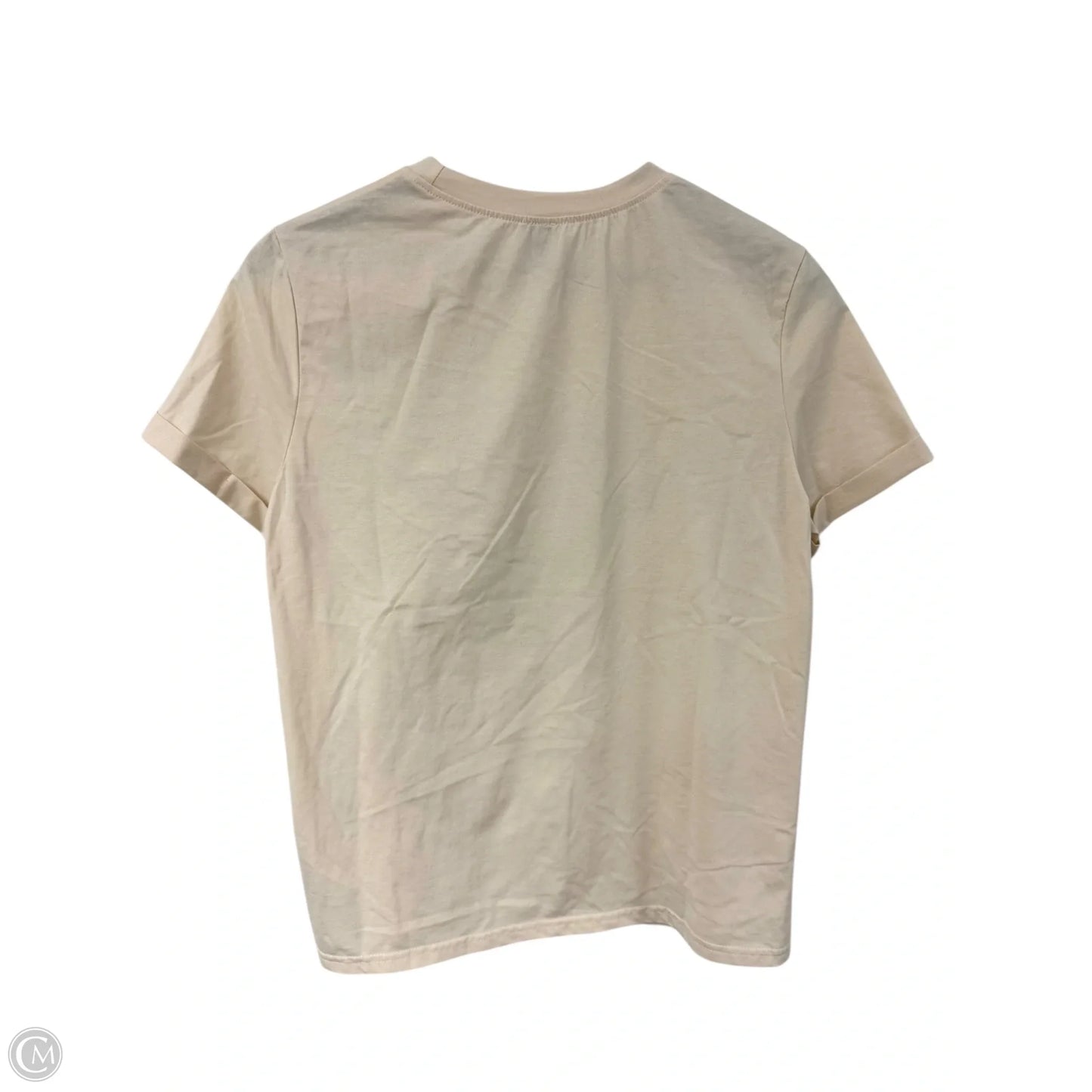 Top Short Sleeve By Emery Rose In Cream, Size: M