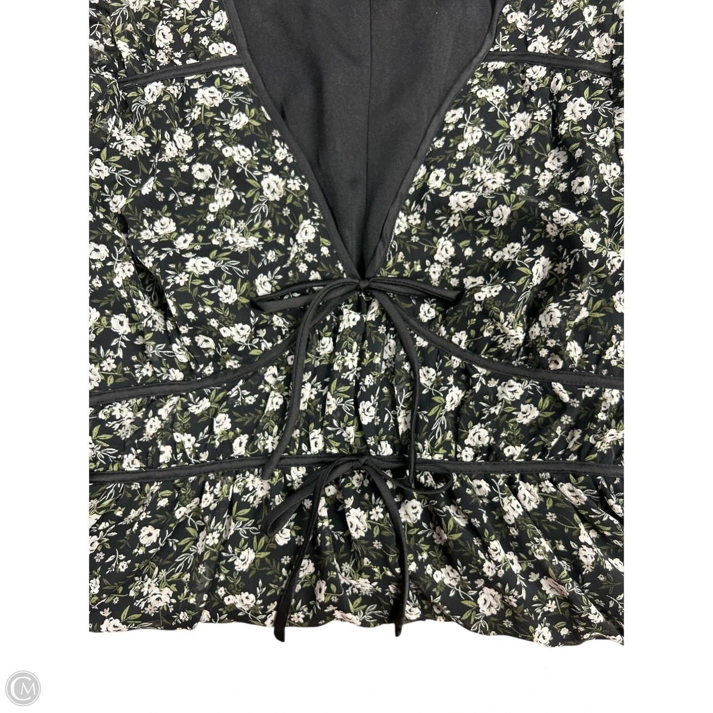 Dress Casual Short By Blu Pepper In Black & White, Size: M