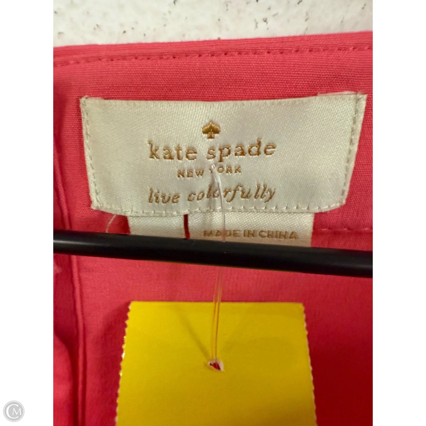 Top Sleeveless Designer By Kate Spade In Pink, Size: 8