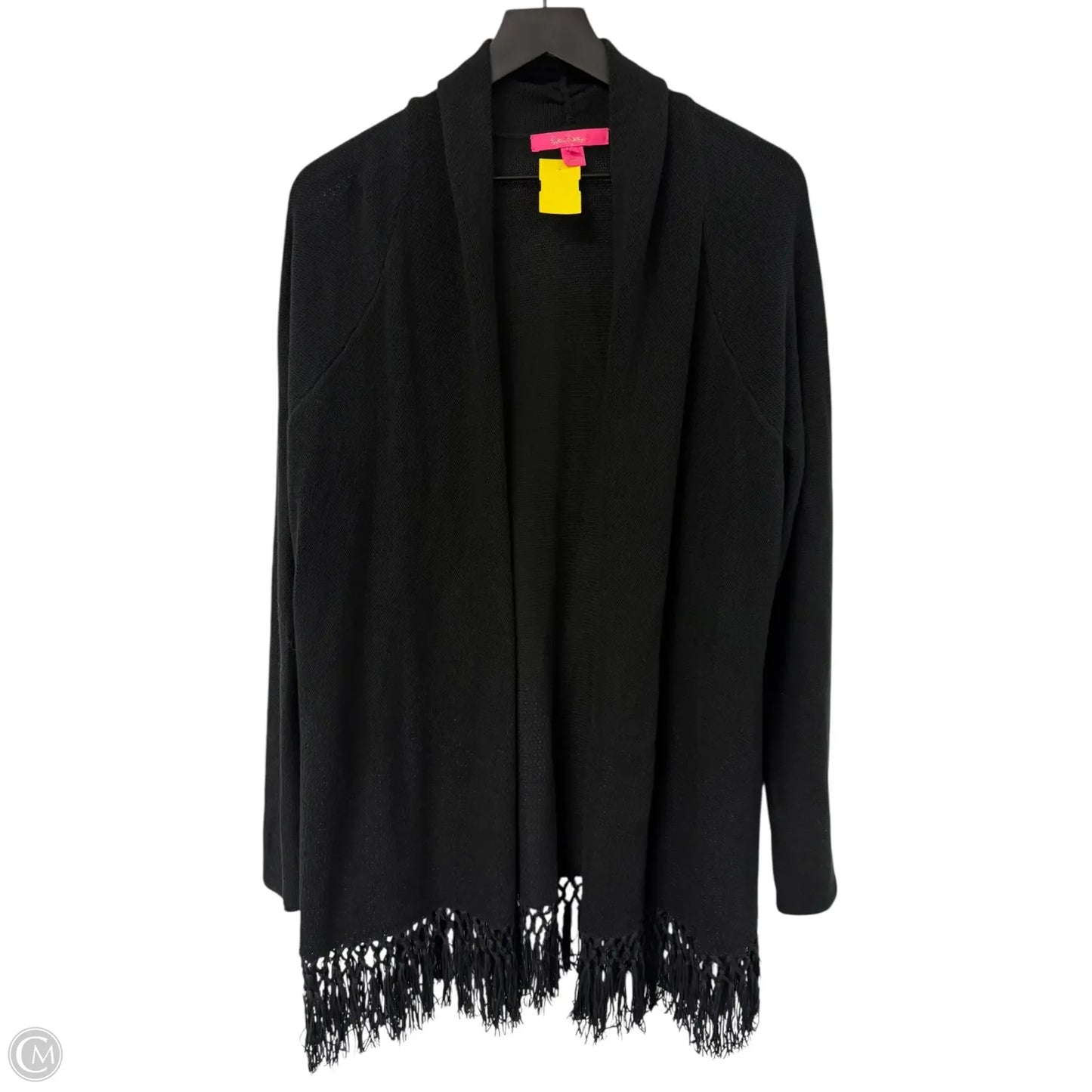 Sweater Cardigan Designer By Lilly Pulitzer In Black, Size: Xl