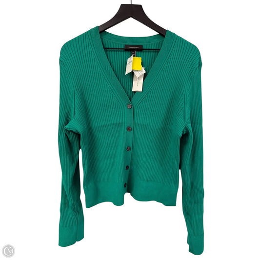 Cardigan By Banana Republic In Green, Size: Xxl