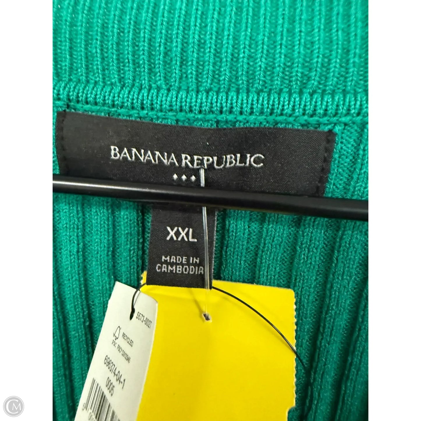 Cardigan By Banana Republic In Green, Size: Xxl