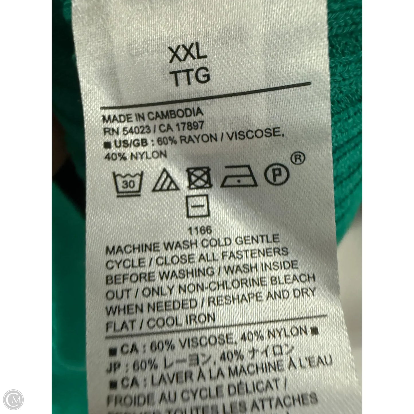 Cardigan By Banana Republic In Green, Size: Xxl