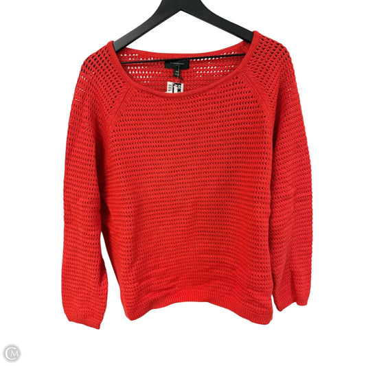Sweater By Banana Republic In Red, Size: Xxl