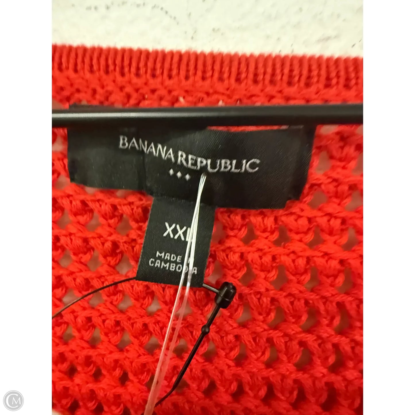 Sweater By Banana Republic In Red, Size: Xxl