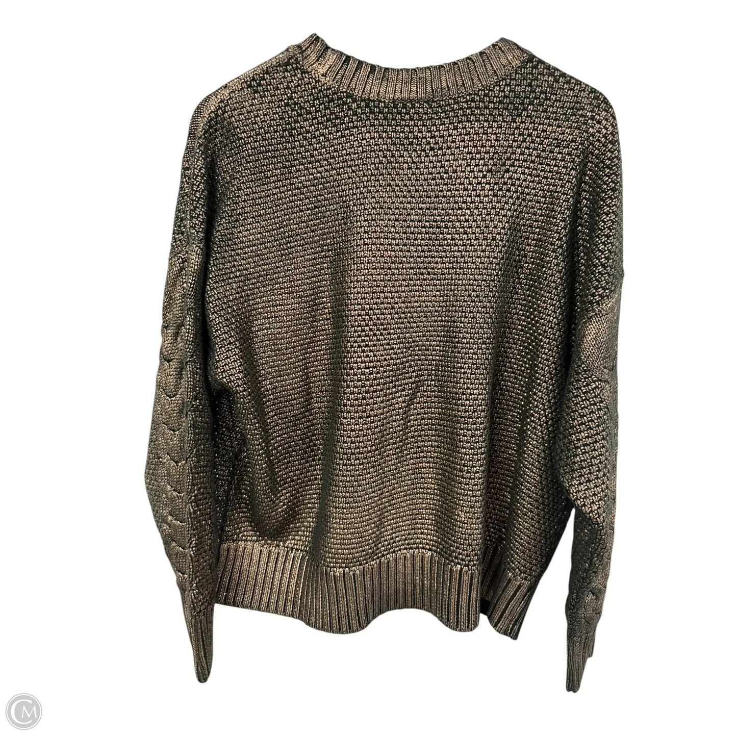 Sweater By Torrid In Black & Gold, Size: 2x