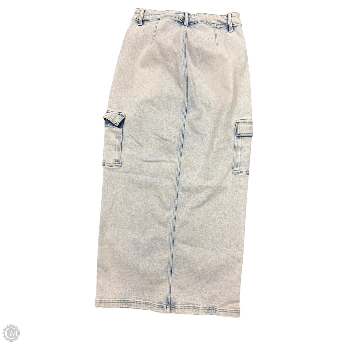 Skirt Maxi By Risen In Blue Denim, Size: M