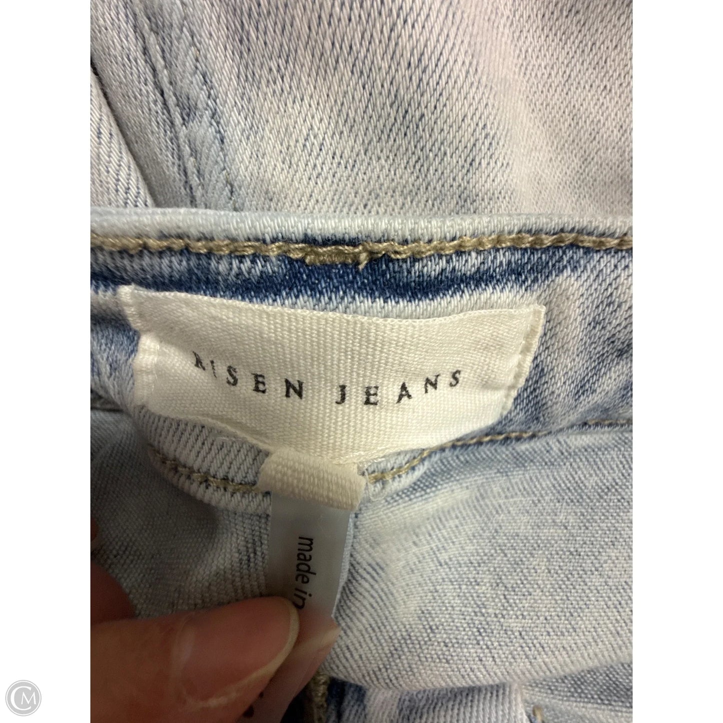 Skirt Maxi By Risen In Blue Denim, Size: M