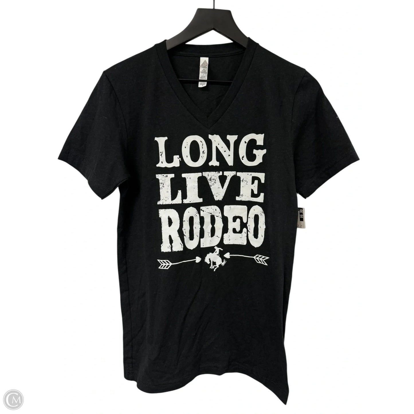 Top Short Sleeve Basic By Bella + Canvas In Black, Size: S