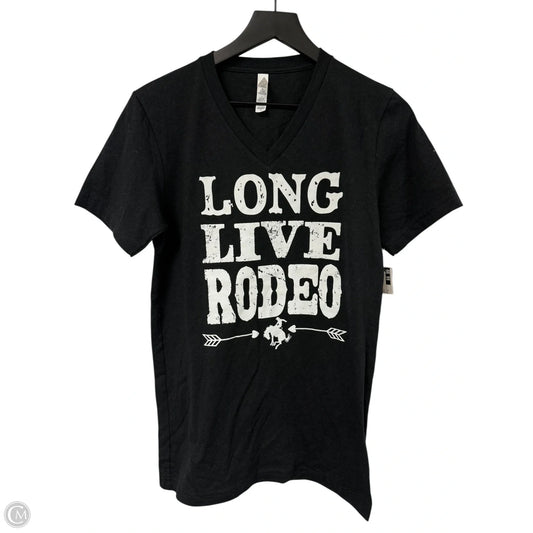 Top Short Sleeve Basic By Bella + Canvas In Black, Size: S