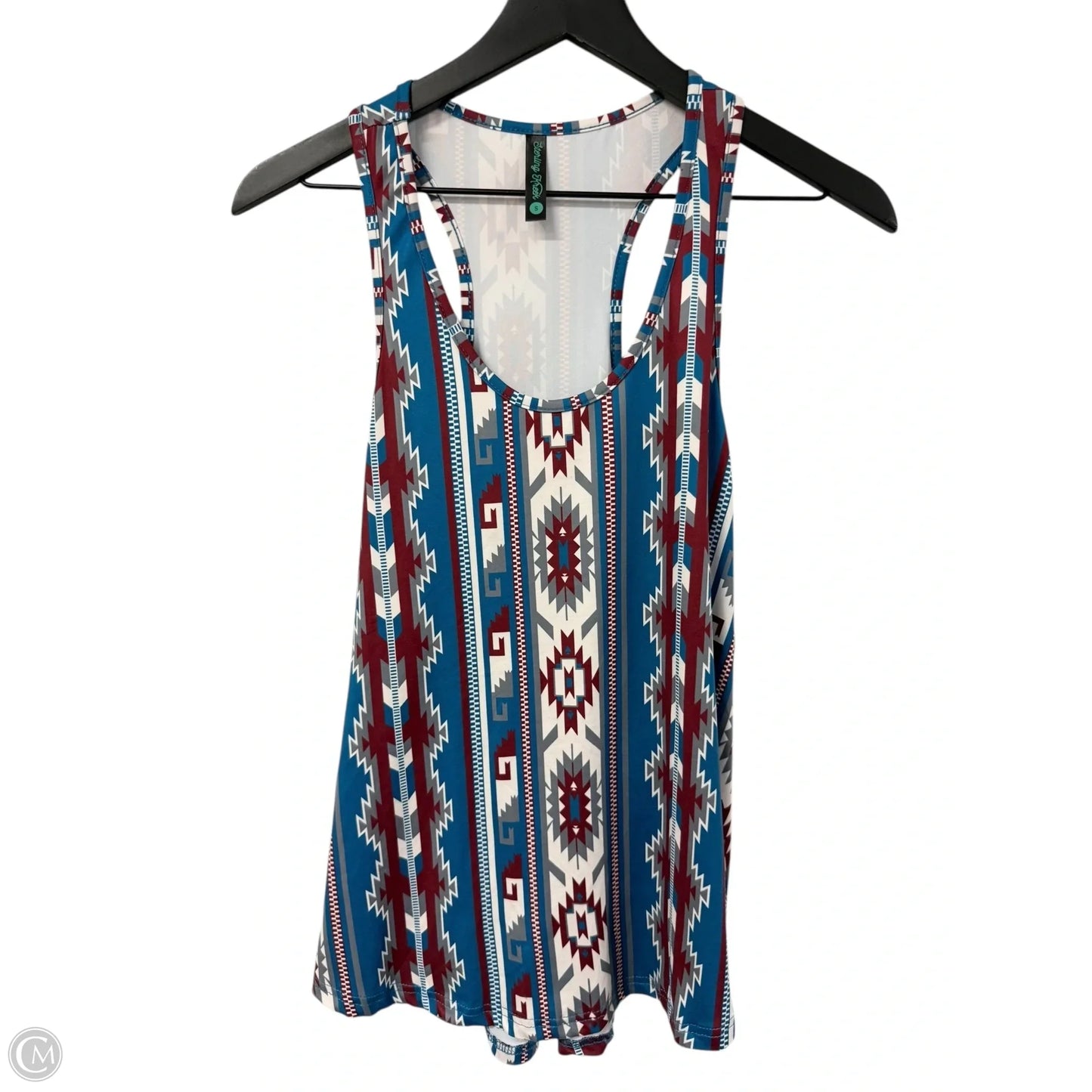 Top Sleeveless By Clothes Mentor In Blue & Red, Size: S