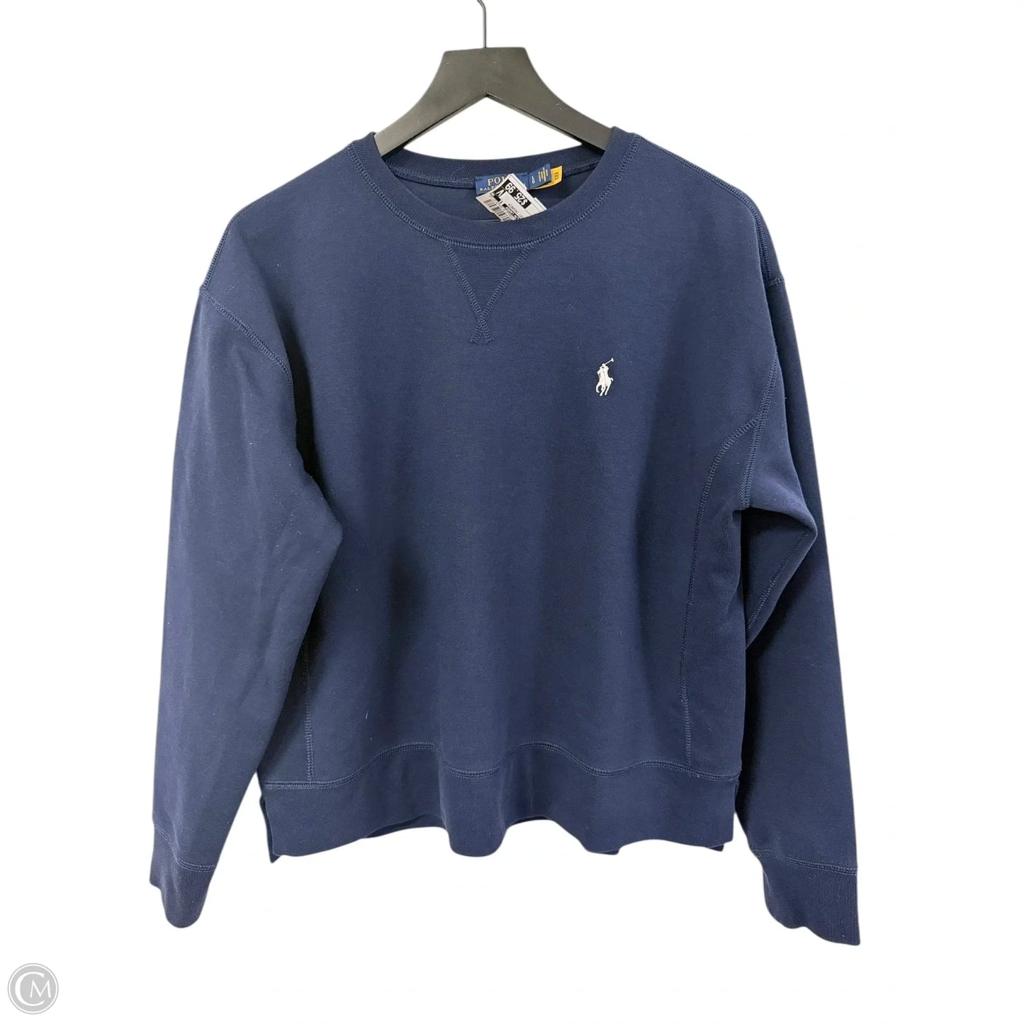 Sweatshirt Crewneck By Polo Ralph Lauren In Blue, Size: L