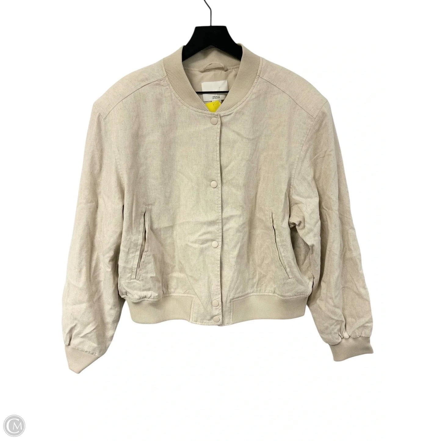Jacket Other By H&m In Cream, Size: Xl