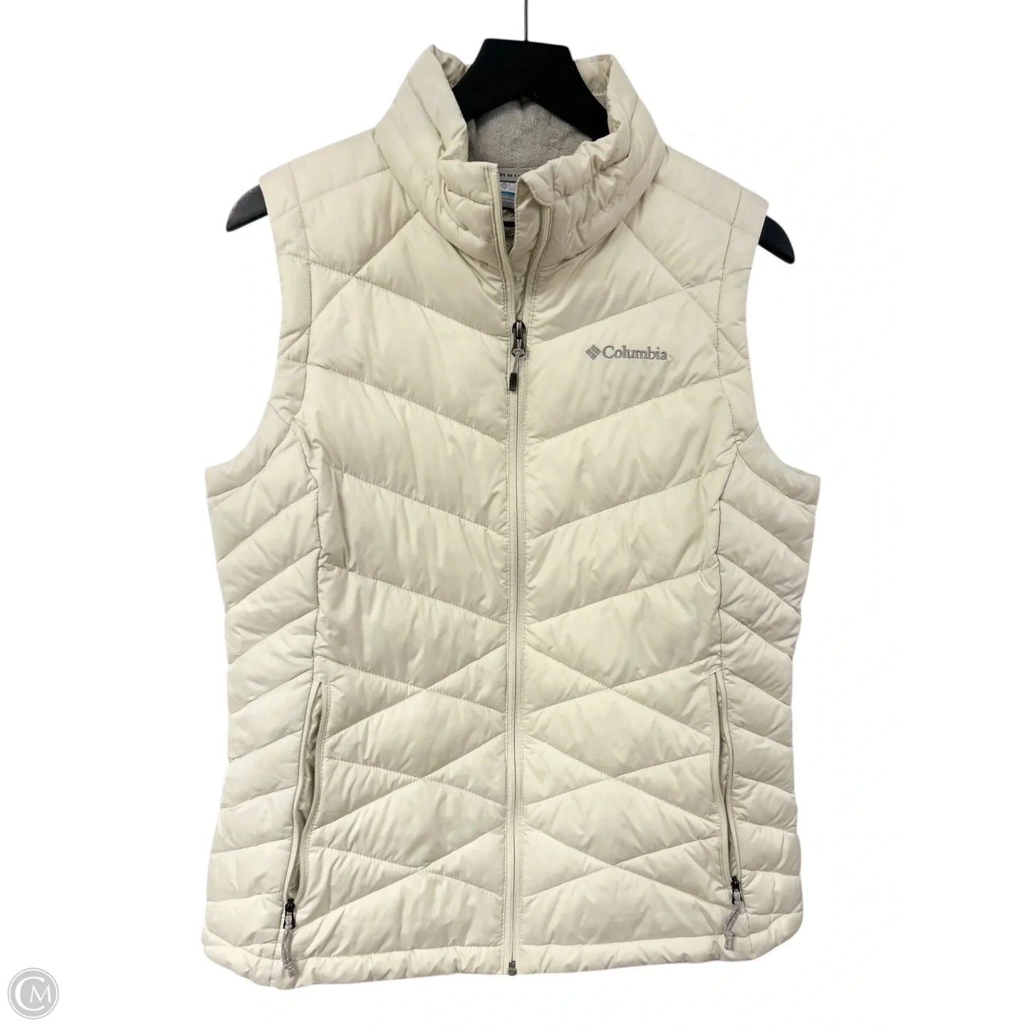 Vest Puffer & Quilted By Columbia In White, Size: L
