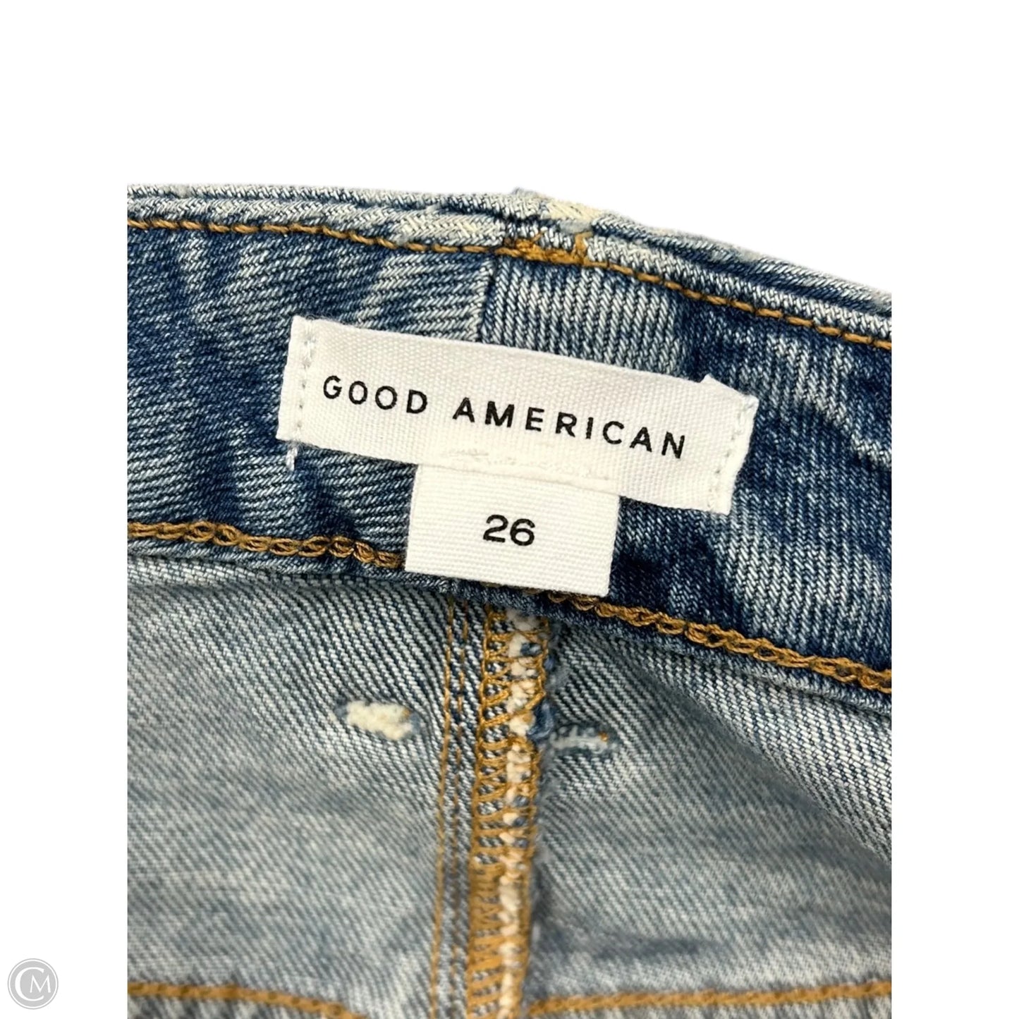 Skirt Maxi By Good American In Blue Denim, Size: 26