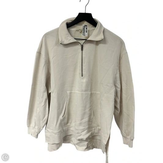 Sweatshirt Collar By Z Supply In White, Size: L