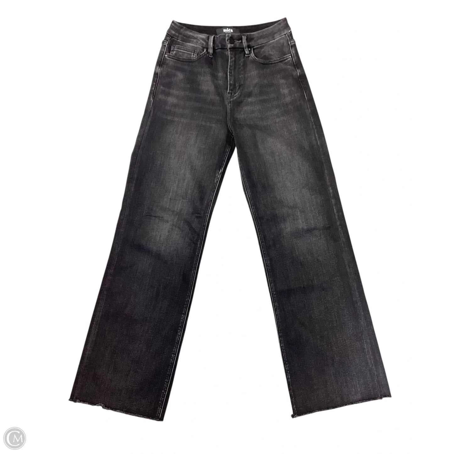 Jeans Wide Leg By Cmc In Black Denim, Size: 2