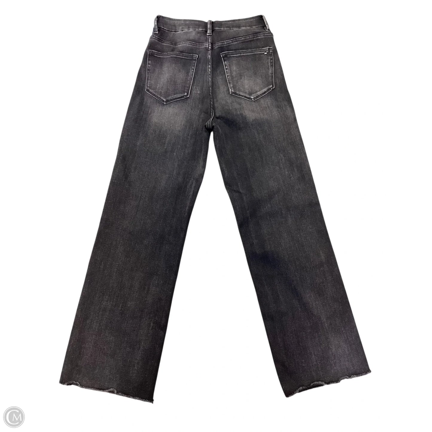 Jeans Wide Leg By Cmc In Black Denim, Size: 2