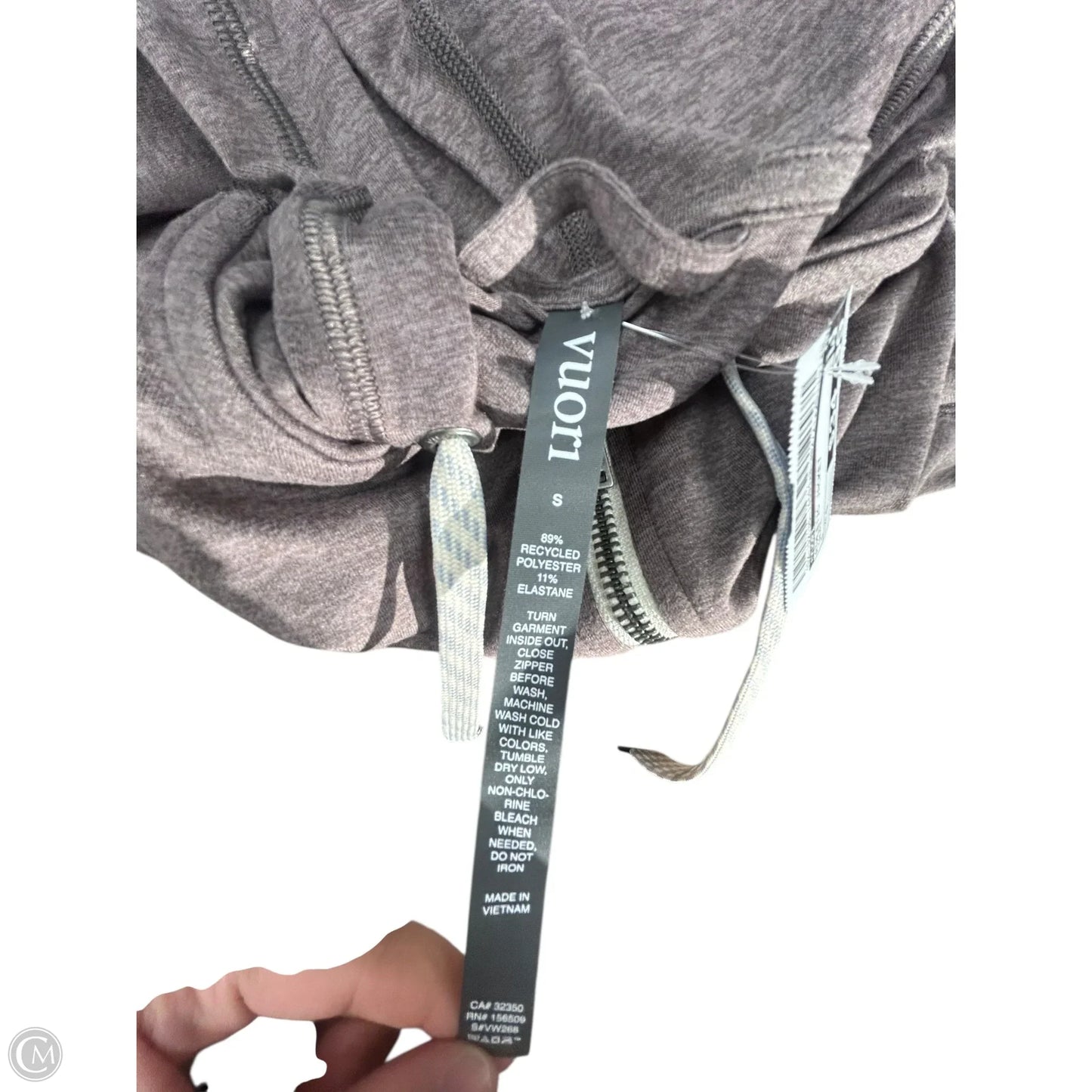 Athletic Jacket By Vuori In Taupe, Size: S