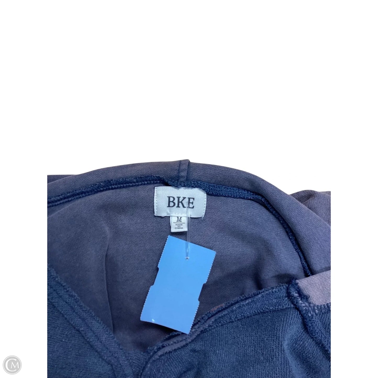 Sweatshirt Hoodie By Bke In Blue, Size: M