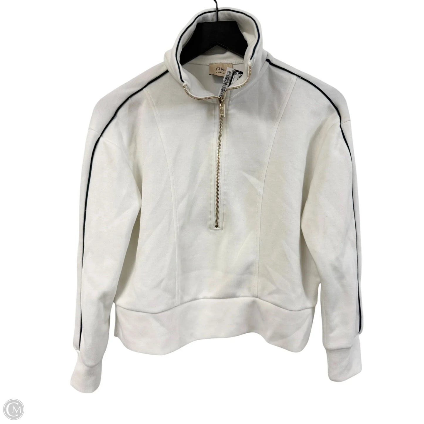 Athletic Sweatshirt Collar By Elie Tahari In White, Size: Xs