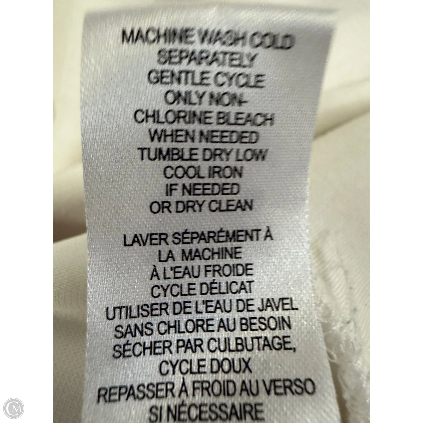 Athletic Sweatshirt Collar By Elie Tahari In White, Size: Xs