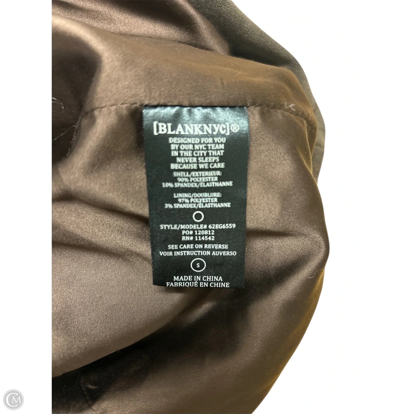 Blazer By Blanknyc In Brown, Size: S