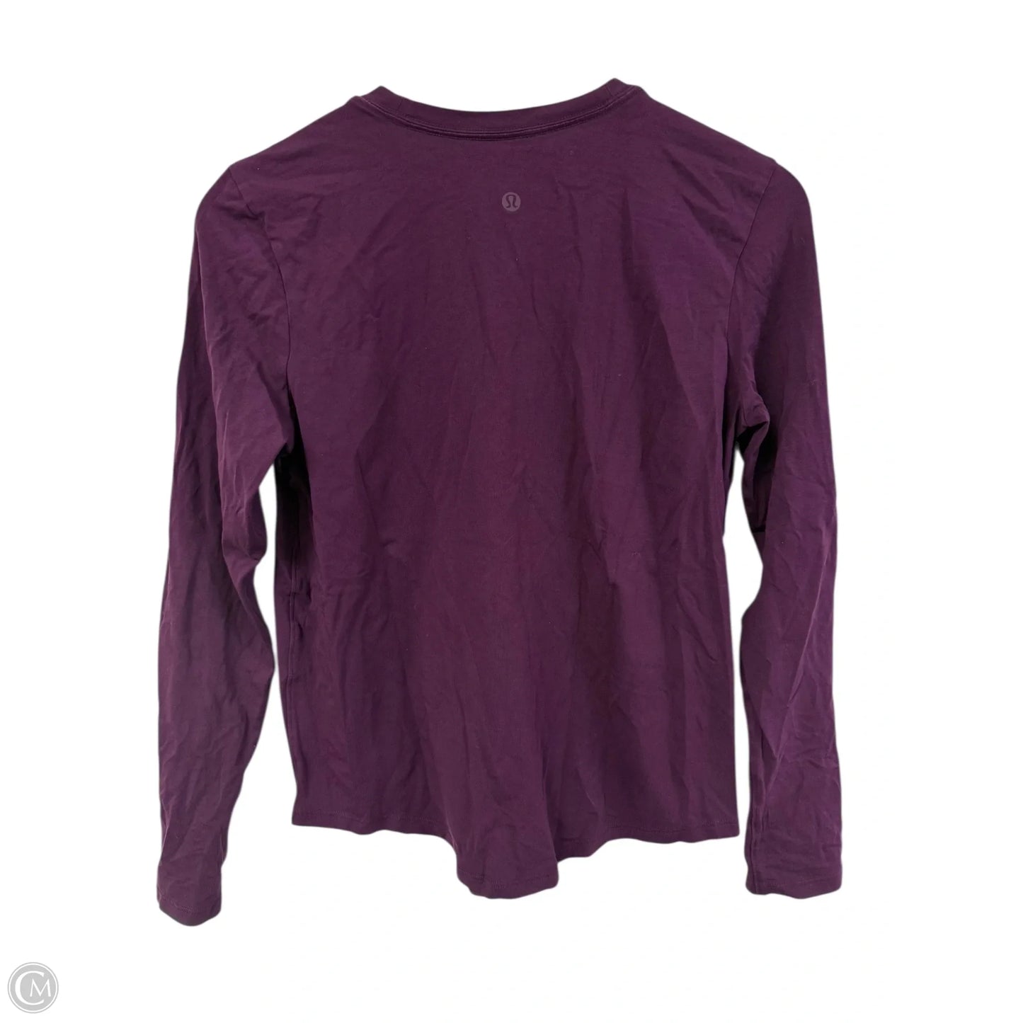 Athletic Top Long Sleeve Crewneck By Lululemon In Purple, Size: 6