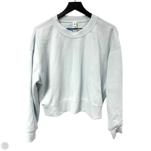 Athletic Sweatshirt Crewneck By Lululemon In Blue, Size: 6