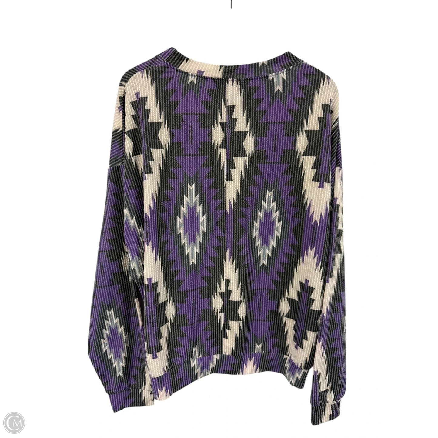 Top Long Sleeve By Clothes Mentor In Purple, Size: L