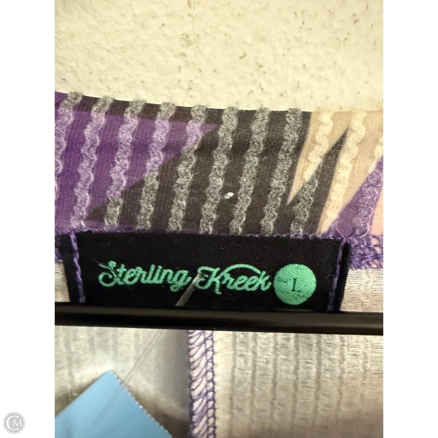 Top Long Sleeve By Clothes Mentor In Purple, Size: L