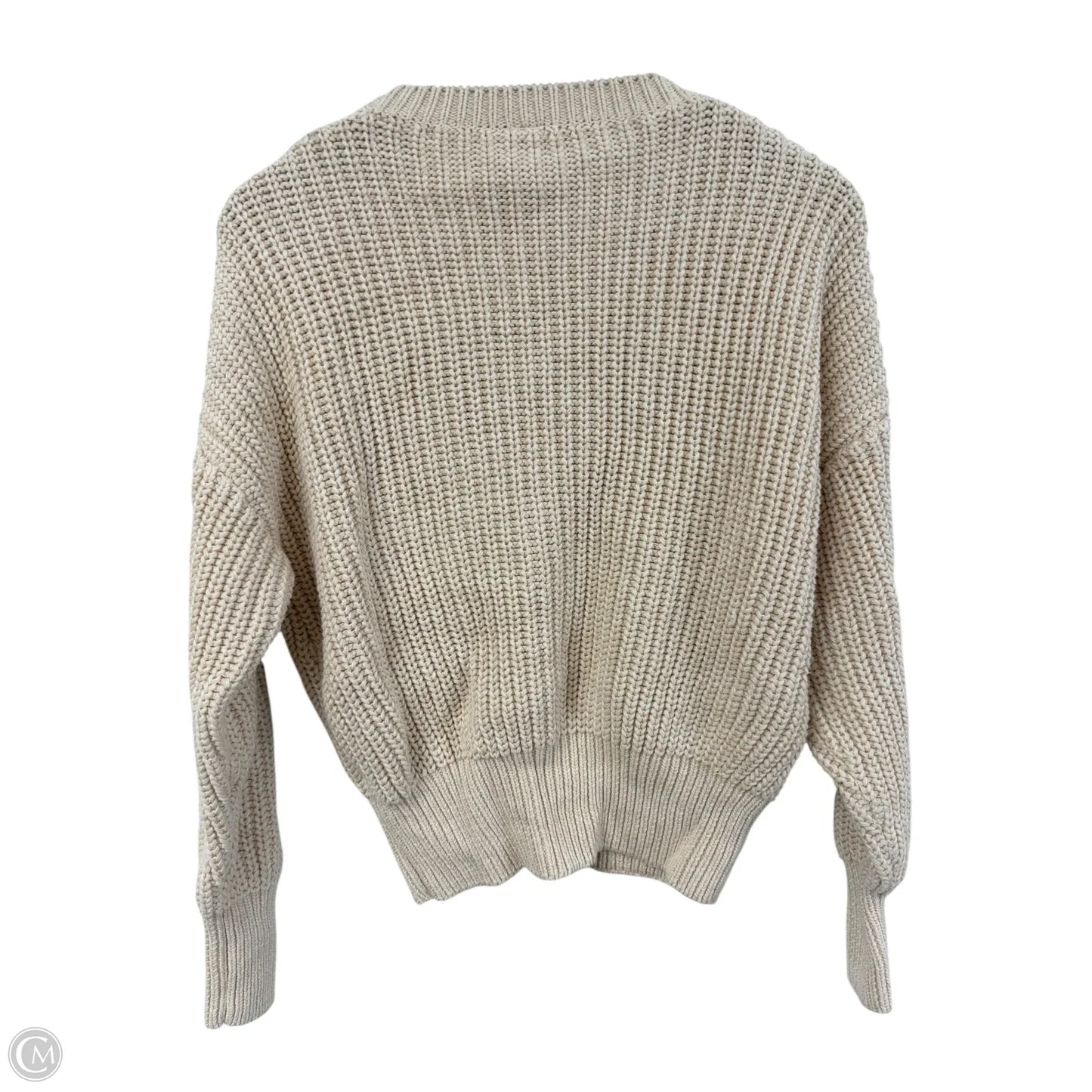 Sweater By Cmb In Cream, Size: S