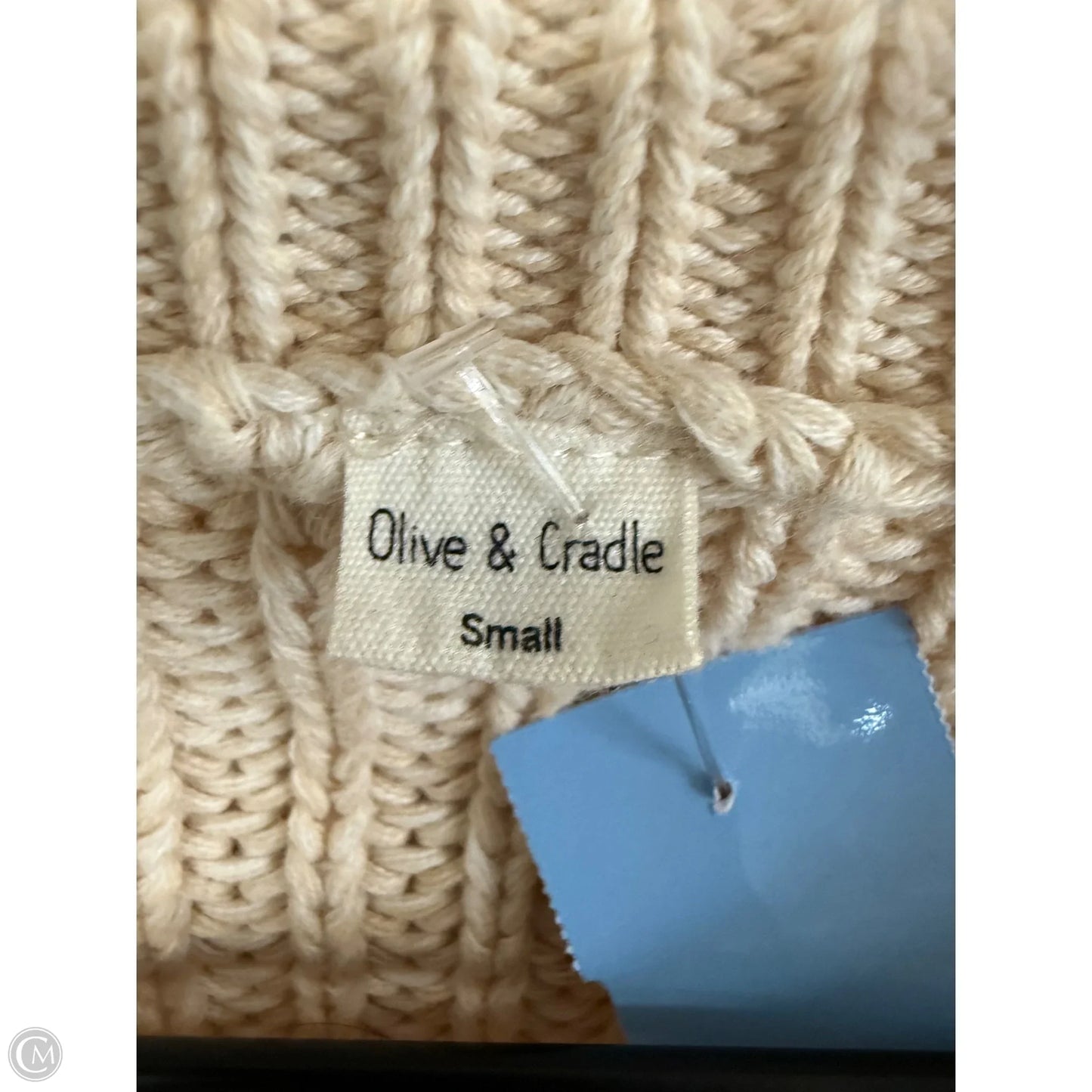 Sweater By Cmb In Cream, Size: S