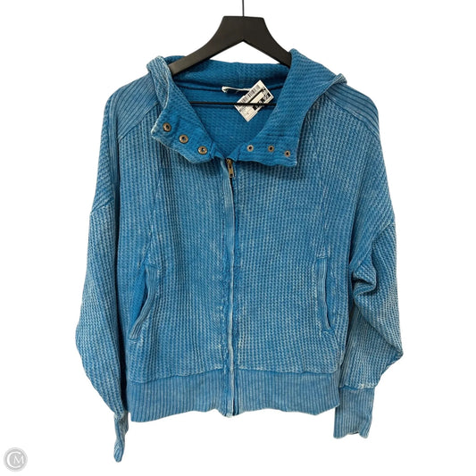 Jacket Other By Zenana In Blue, Size: M