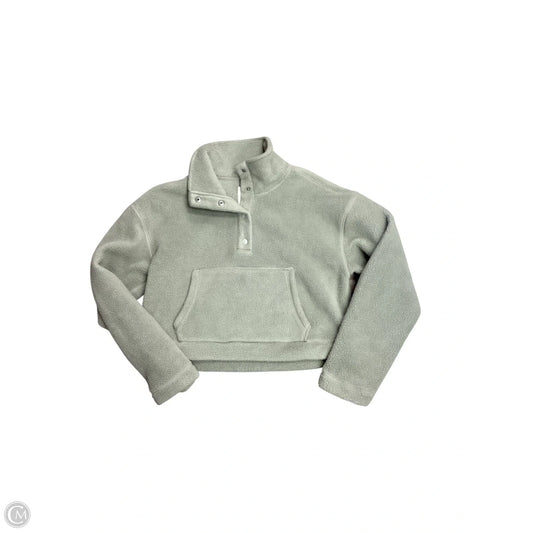 Sweatshirt Collar By Abercrombie And Fitch In Green, Size: S