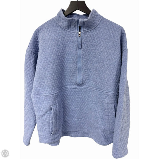 Sweatshirt Collar By Eddie Bauer In Blue, Size: Xl