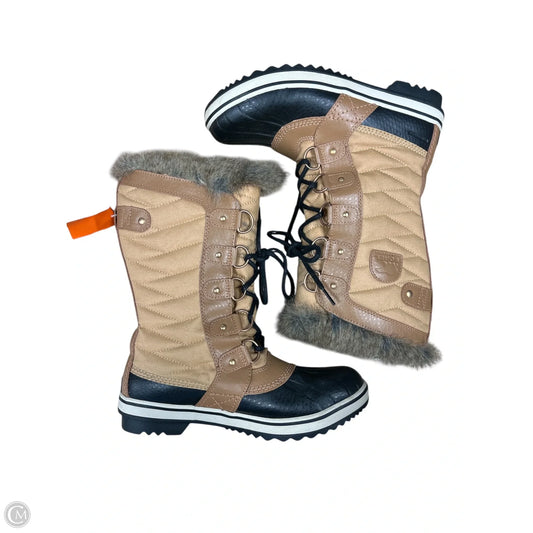 Boots Snow By Sorel In Tan, Size: 8